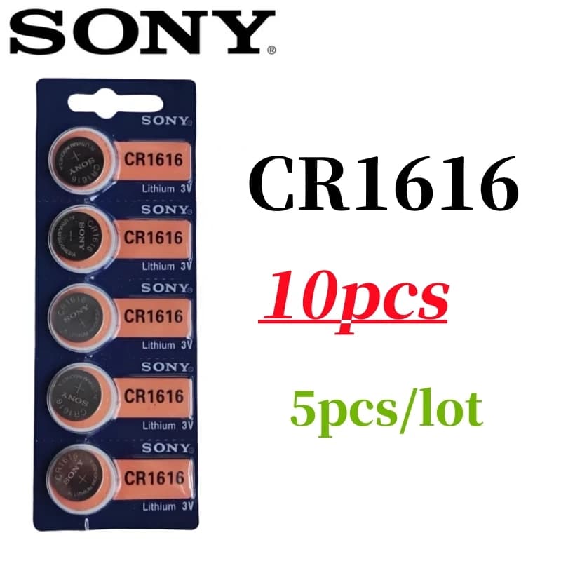 10 قطع بطارية Sony أصلية CR2450 CR2430 CR2032 CR2025 CR1632 CR1616 CR1620 CR1220 الليثيوم - 5