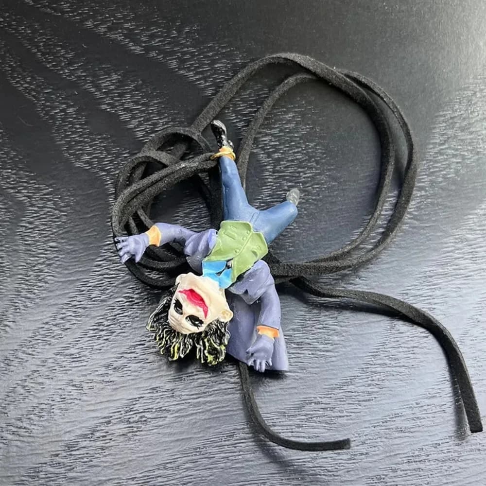 Car Resin Pendant Creative Car Rearview Mirror Cowhide Cartoon Pendant Christmas Gift New Product Joker decorative - 3