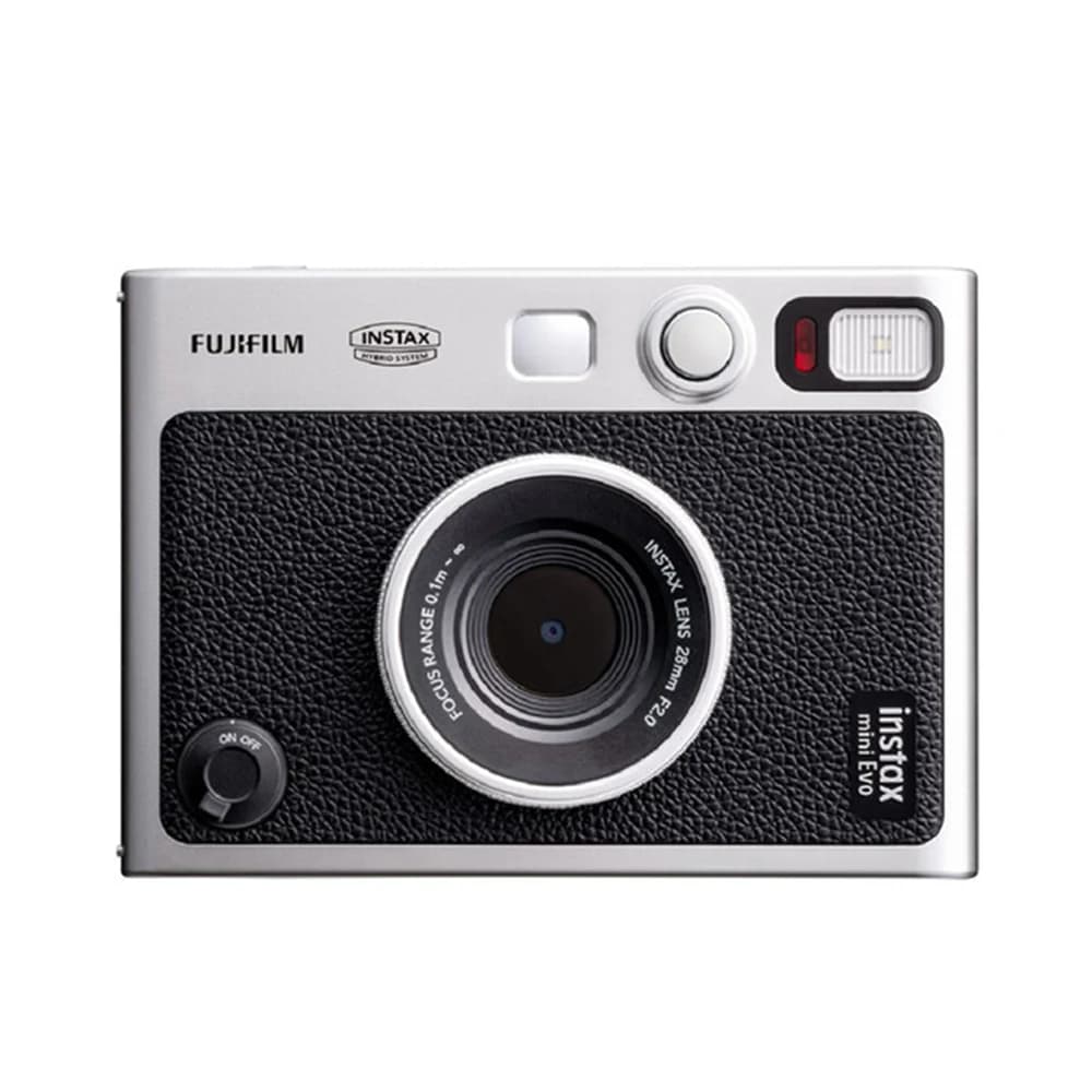 كاميرا Fujifilm Instax Mini Evo الجديدة طابعة صور فورية للهاتف الذكي + (اختياري حقيبة عمودية Instax + واقي + 20 فيلم) - 3