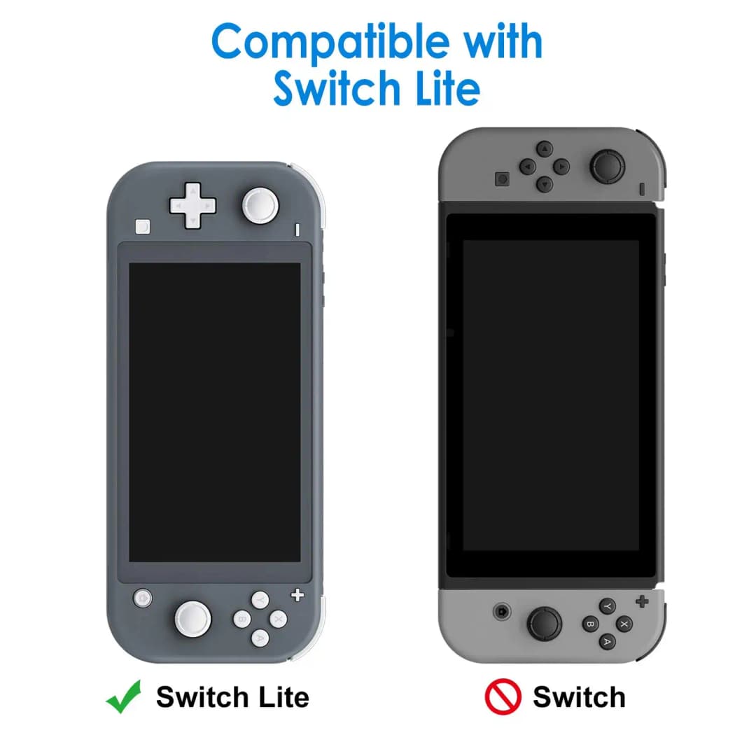 TPU Clear Protective Case for Nintendo Switch Lite Console Transparent Soft Cover Skin Protector for Switch Lite Accessories - 2