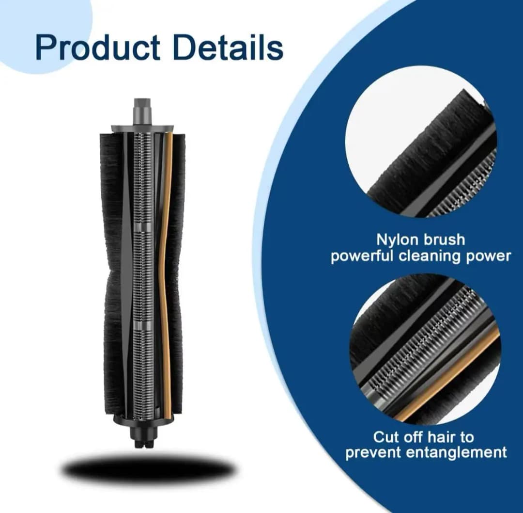 Original Cutting Hair Anti-Tangle Roller Brush Dreame X40 Ultra X40 Por L10s Pro Ultra Heat L30 Ultra L20 Ultra L10s Ultra - 3