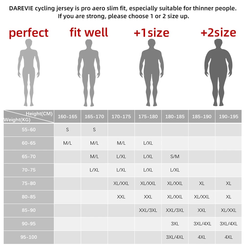 DAREVIE Cycling Jersey Small Size SPF 50+ Training Level Men Women Long Sleeves Cycling Jersey Breathable Man Cycling Maillott - 6