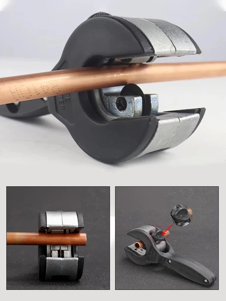 قاطع أنابيب بتصميم ترس 8-29 مم قاطع أنابيب عالمي من الفولاذ المقاوم للصدأ والنحاس والألمنيوم مقص ترس لقطع الخراطيم أدوات يدوية - 4