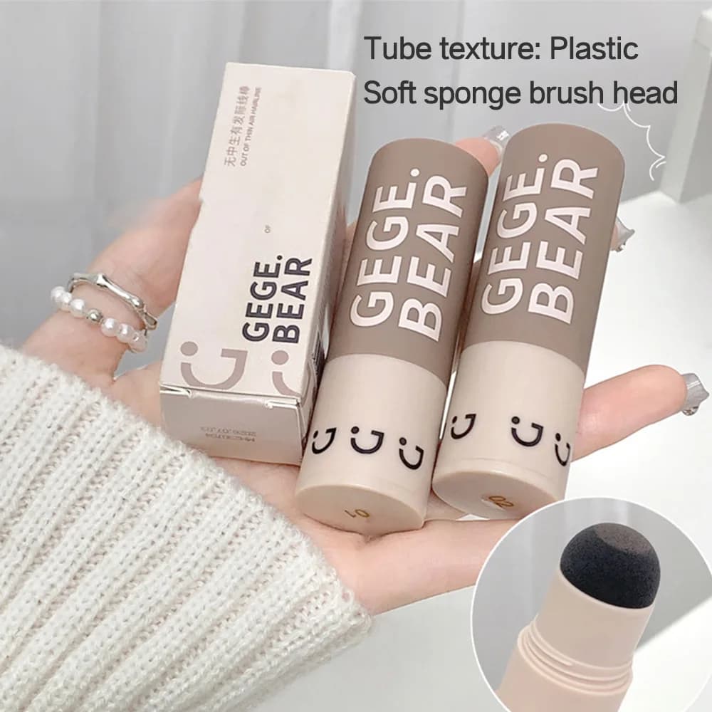 Gege Bear Waterproof Hair Shadow Powder Women Men Hair Concealer Natural Cove Hairline Shadow Stick - 5