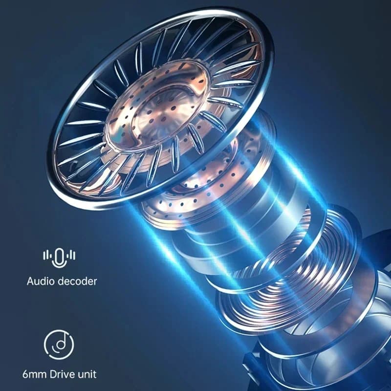 M19 headset TWS Earphone Intelligente Touch Control Wireless Bluetooth-compatible Headphones Waterproof LED Display With Mic - 5