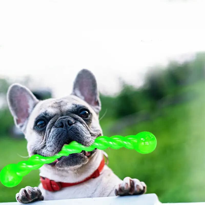 Pet Dog Training Interactive Toy Pet Funny Molar Stick Strong Rubber Durable Teeth Clean Toy Long Size Chew Toy For Meduim Large - 5