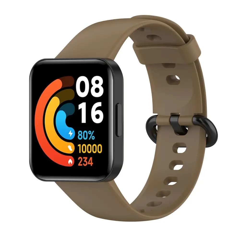 سوار معصم ناعم من السيليكون سوار ساعة ذكية بديل سوار رياضي لساعة Xiaomi Mi Watch 2 Lite/Redmi Watch 2 Lite - 3