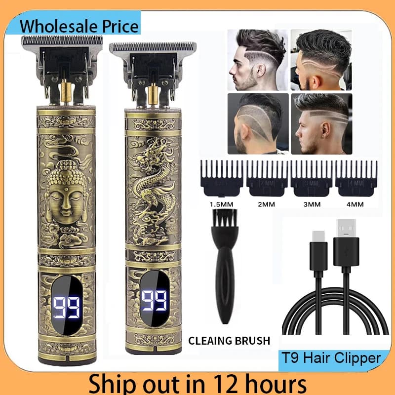 Cordless Mens Hair Trimmer Hair Clippers For Men Professional Beard Trimmer Kits Electric Shavers Hair Cutting Machine Barber