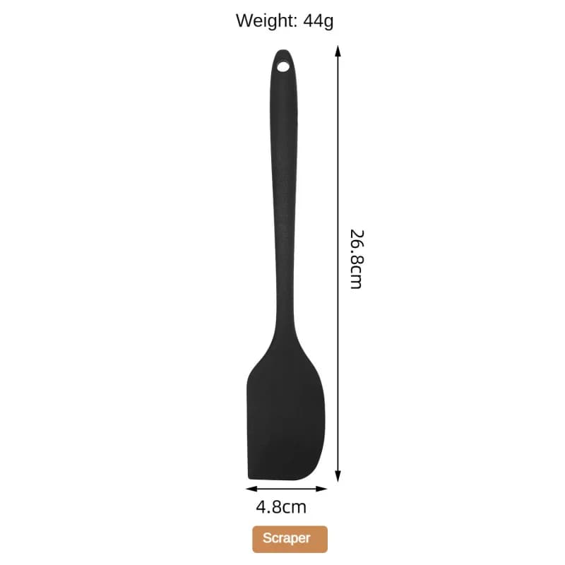 1/10PCS Food-Grade Silicone Kitchen Tools Set, Heat-Resistant Slotted Spoon for Non-Stick Cookware & Hot Pot, Multi-Use Strainer - 6
