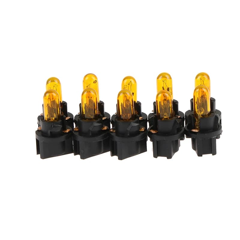 10Pcs T5 SMD LED Car Light Automobiles Light-emitting Diode Instrument Gauge Dashboard Light Bulbs Auto Interior Indicator Lamp - 3