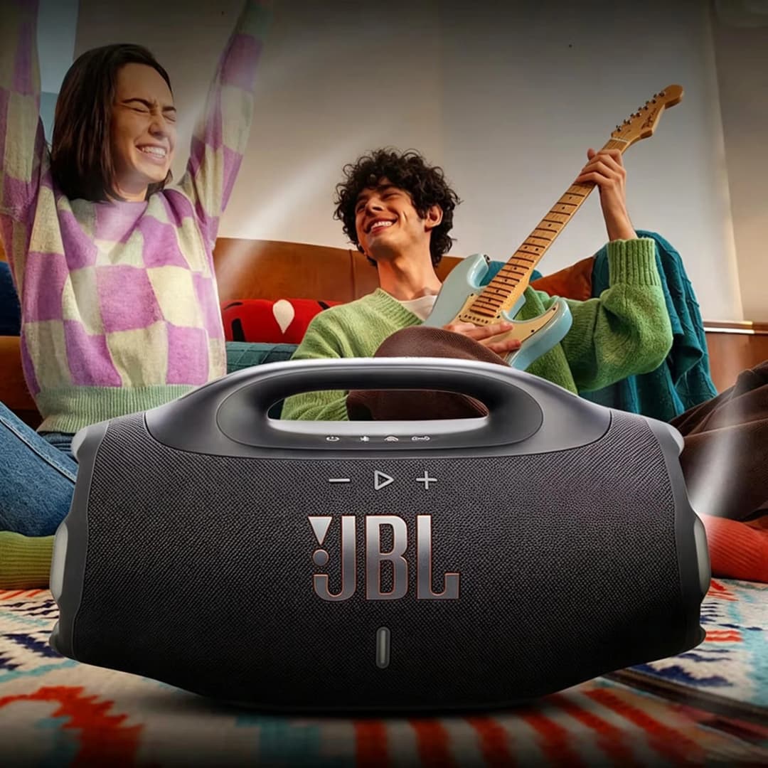 سماعة JBL Boombox 4 محمولة بلوتوث مقاومة للماء IP68 صوت ستيريو قوي بتقنية باس عميقة سماعة لاسلكية خارجية Boombox4 - 6