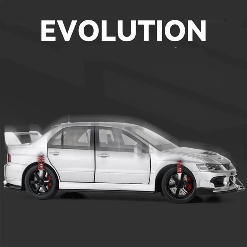 1:32 ميتسوبيشي لانسر تطور EVO IX 9 سبيكة سيارة رياضية نموذج Diecasts المعادن سباق المركبات نموذج سيارة ضوء الصوت هدايا الاطفال - 5