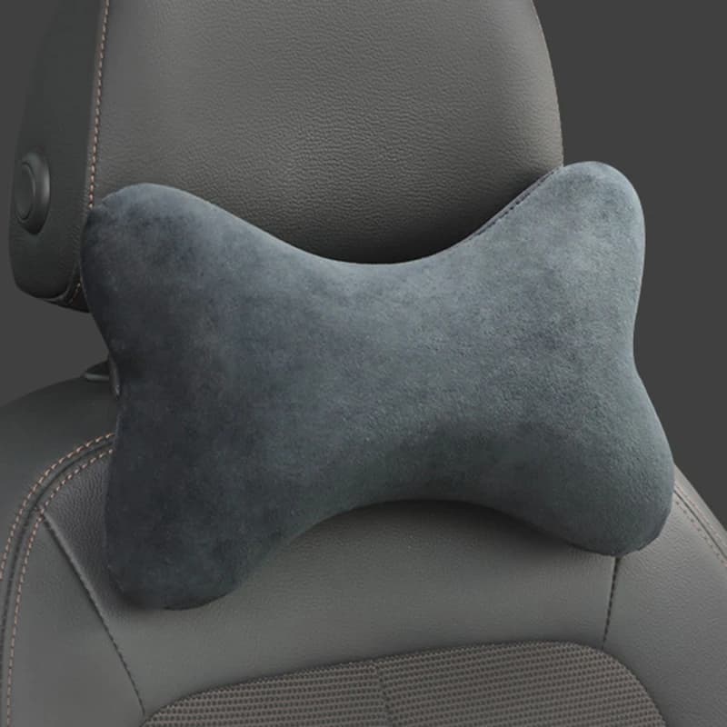 New Car Neck Headrest Pillow Memory Foam Car Seat Neck Pillow Breathable Crystal Velvet Head And Neck Support For Sleep Pillow - 5
