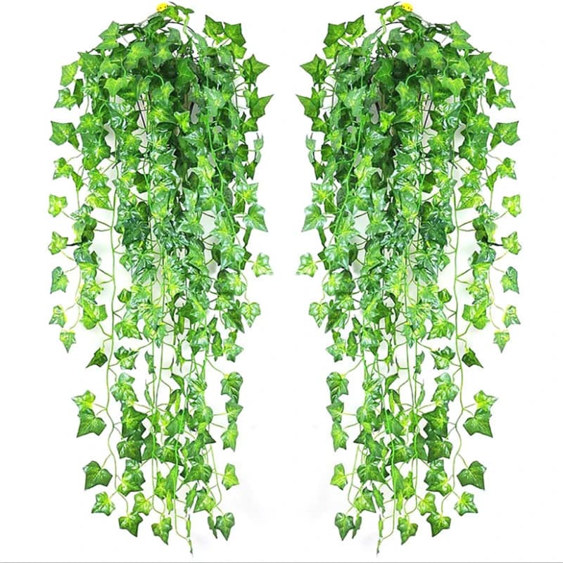 1 Piece 2M Home Decor Artificial  Leaf Garland Plants Vine Fake Foliage Flowers Creeper Ivy Party Decorate - 6