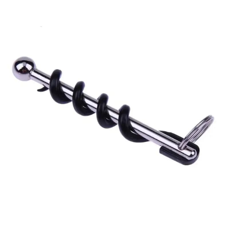Outdoor Mini EDC Red Wine Bottle Opener, Corkscrew Bottle Opener Keyring Tool, Multi-Functional Camping Survival Equipment - 4