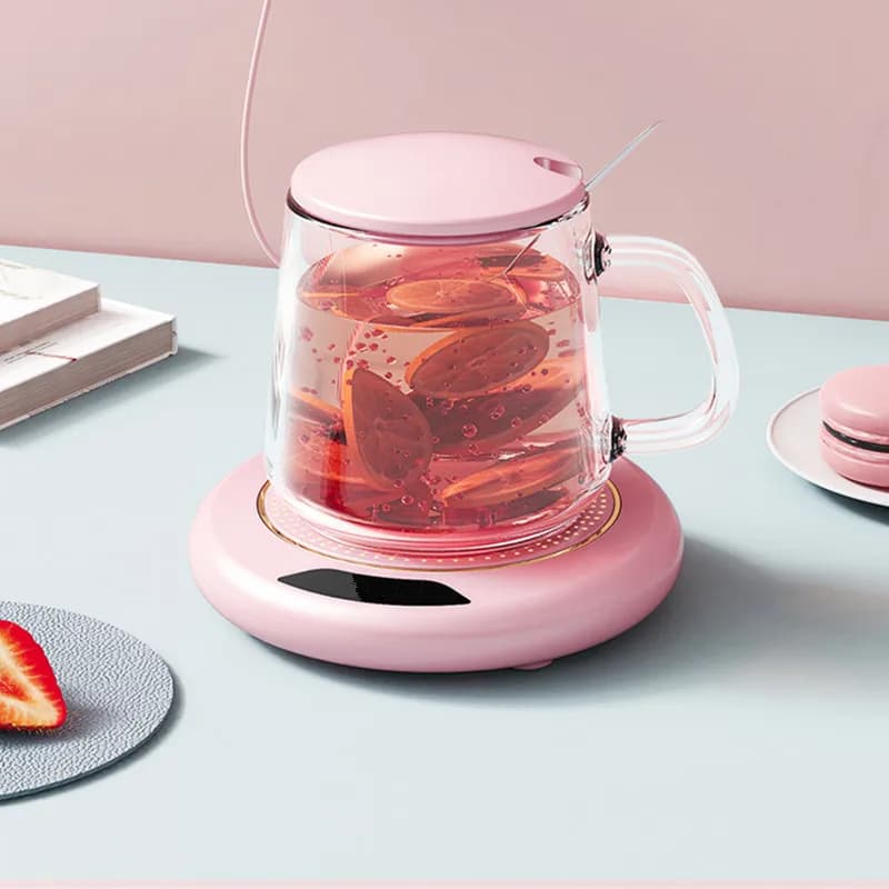 حصيرة تسخين حرارية مع منفذ USB - ضبط بثلاث سرعات وتثبيت درجة الحرارة عند 55 درجة - 4