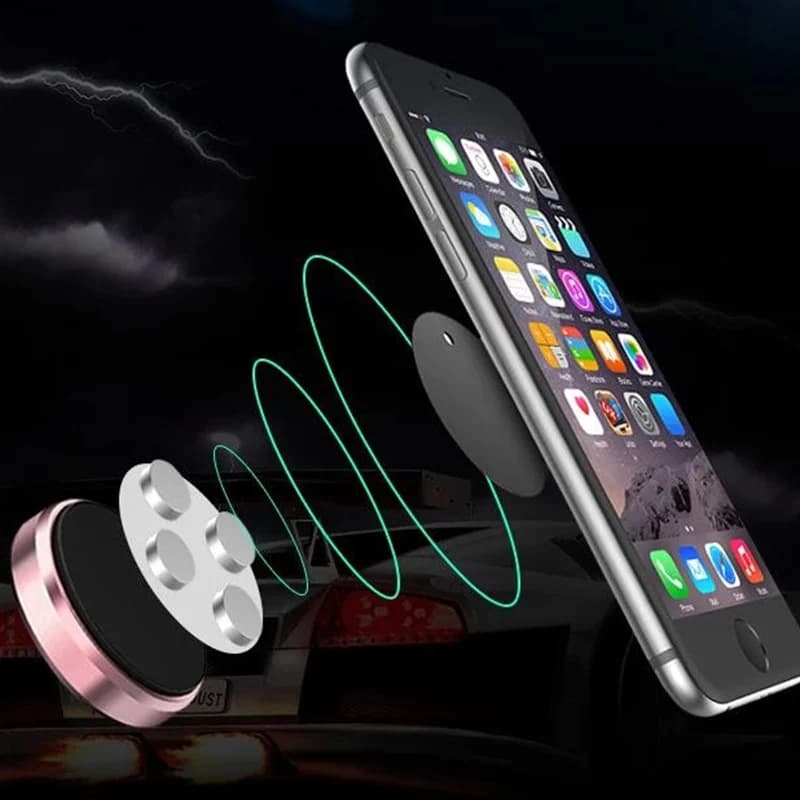 Super Magnetic Car Phone Holder Universal phone Stand for IPhone 14 13 12 11 Huawei Dashboard Wall Mounted Car Magnet Sticker - 3