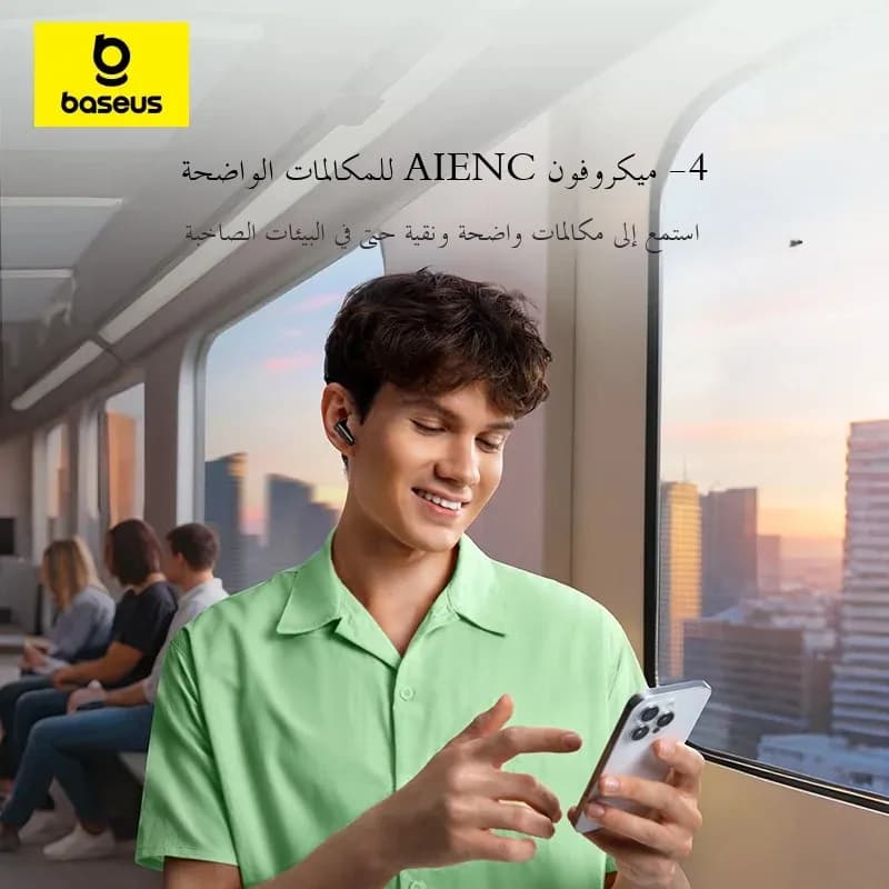 Baseus Bass EP10/BP1 NC -43dB Noise Cancelling ANC True Wireless Earbuds Bluetooth 6.0 In-Ear Wireless Earphones 4-Mics Ear buds - 5