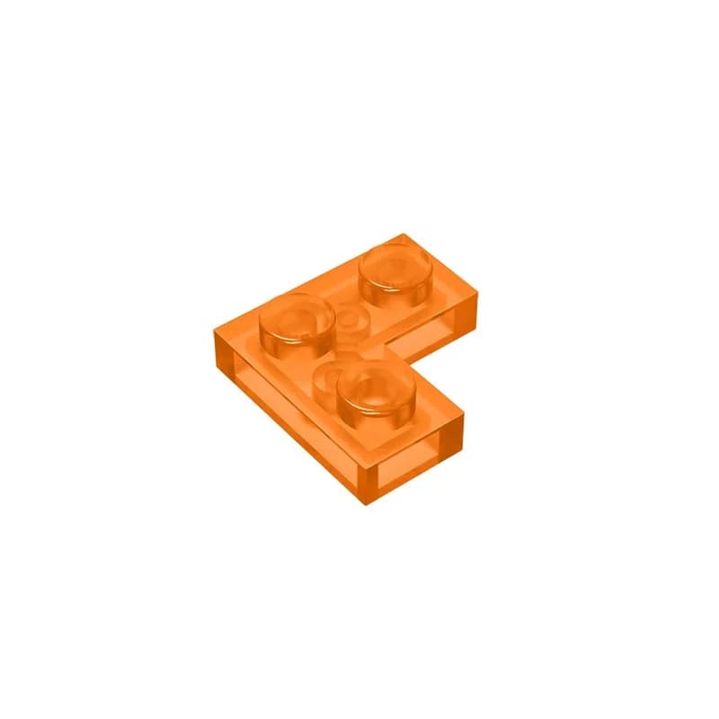 Gobricks GDS-585 Plate 2 x 2 Corner compatible with lego 2420 pieces of children's DIY Educational Building Blocks Technical - 2