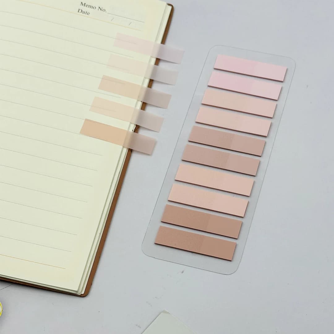 200 قطعة ملصقات ملونة شفافة فسفورية علامات فهرسة أعلام ملاحظات لاصقة قرطاسية هدايا للأطفال لوازم مدرسية ومكتبية - 6