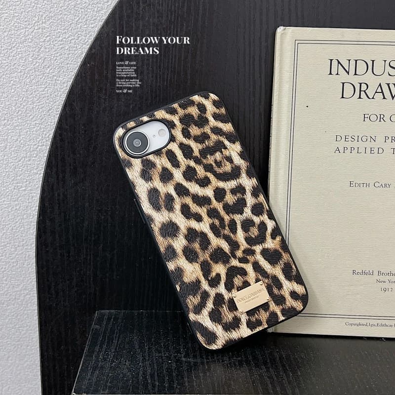 Luxury Leopard Snake leather Anti-Fall Case protectio for iPhone 16 15 13 12 11 14 17 Pro Max Plus 17 Air XS XR shockproof Cover - 3