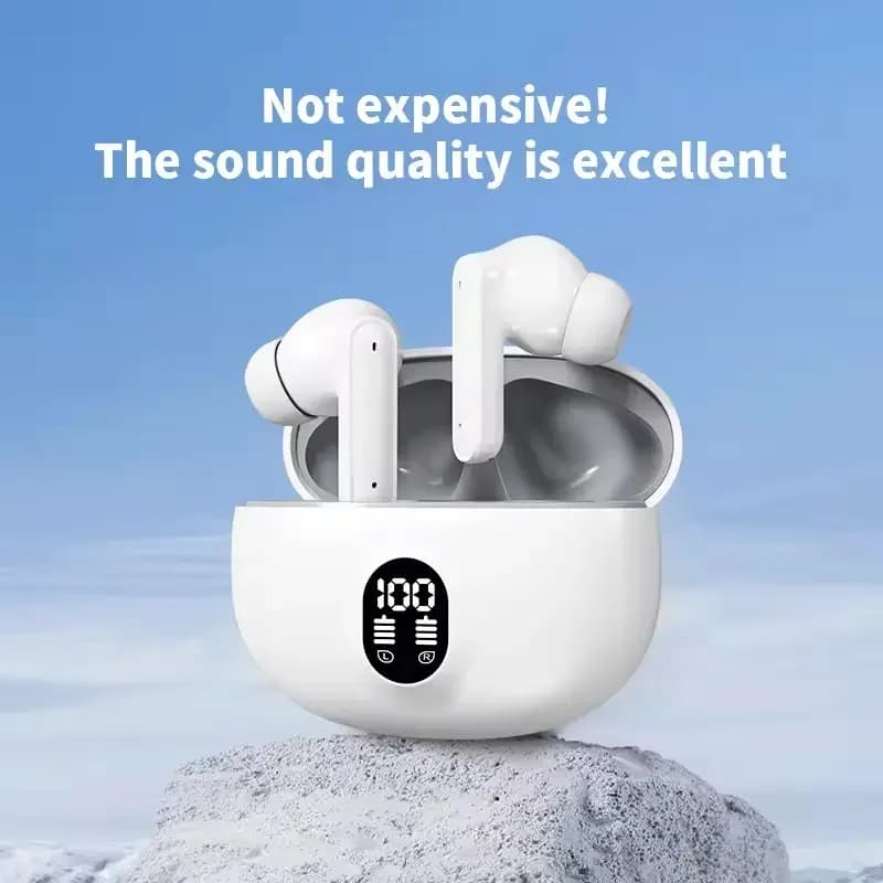 Original SONY TWS Wireless Bluetooth Earphone Transparent HIFI Headphones LED Power Digital Display Stereo Sound Earphones 895B - 3