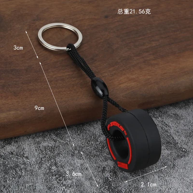 الفاخرة البسيطة سباق الإطارات المفاتيح مفتاح السيارة الملحقات البلاستيكية الإطارات قلادة حقيبة العرافة الرجال الأدوات هدايا لمحبي السيارات الأصدقاء - 2