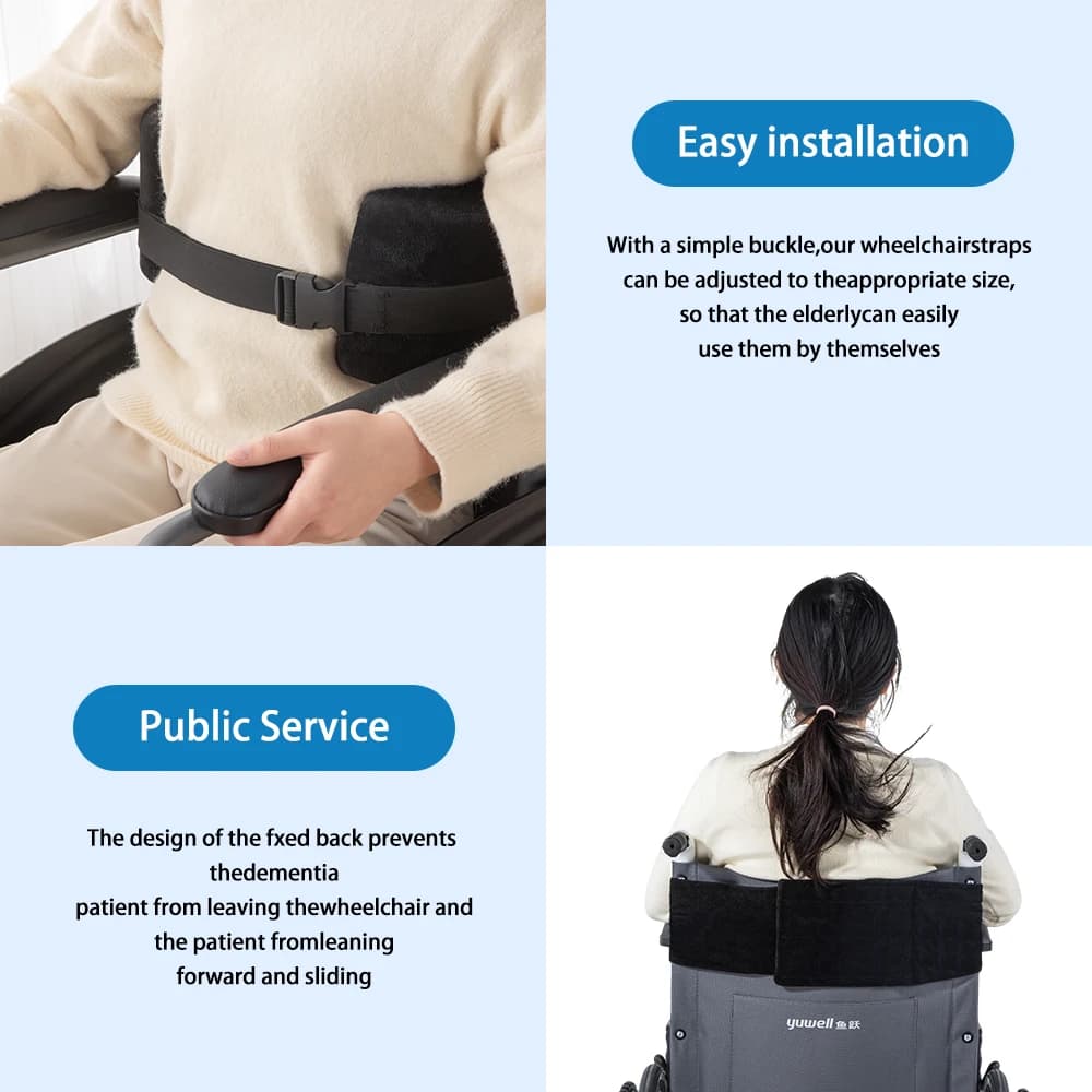 Wheelchair Side Support Pad，Adjustable Side Plate Support Device，Suitable for Wheelchair, Lateral Foam Wedge for Elderly - 4