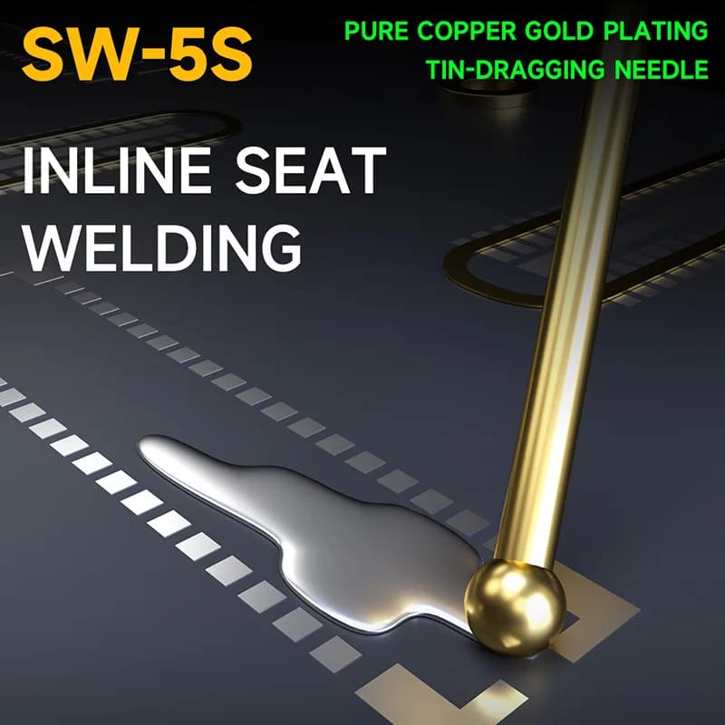 Mechanic SW-5S tin tow needle precision welding on tin fast and uniform for precision welding  PCB  BGA chip repair tools - 5