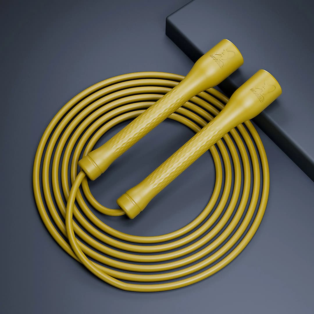 حبل قفز احترافي قابل للتعديل من PVC للأطفال والكبار، لممارسة اللياقة البدنية في الصالة الرياضية - 2