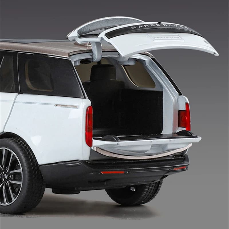 نموذج سيارة لاند رينج روفر SV SUV 1/32 سبائك مصبوبة مركبات معدنية للطرق الوعرة نموذج سيارة صوت وإضاءة محاكاة هدية لعبة للأطفال - 5