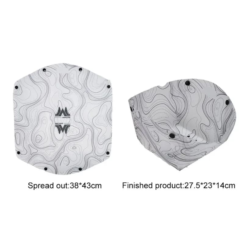 Foldable Camping Tableware Portable Bowl Dinner Plate Coffee Filter Heat-resistant Bowl Plate Set Camp Cooking Supplies - 6