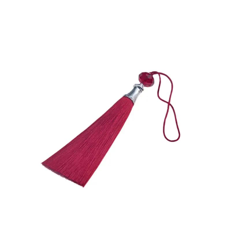 2Pcs Crystal Tassel 8cm/3.15inch Jewelry Decoration DIY Clothing Pendant Small Hanging Ear Tassel for Fashion Accessories - 3