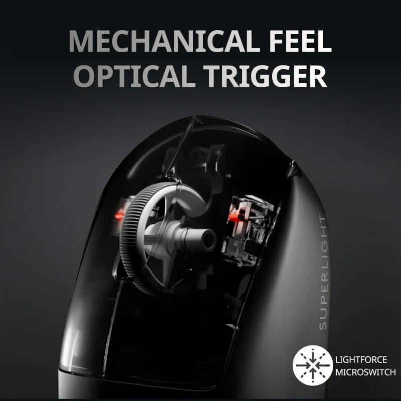 ماوس الألعاب اللاسلكي Logitech G PRO X SUPERLIGHT 2، ماوس احترافي 60 جرام مع 5 أزرار قابلة للبرمجة، مستشعر 44 ألف نقطة في البوصة، معدل استجابة 8 كيلوهرتز - 3