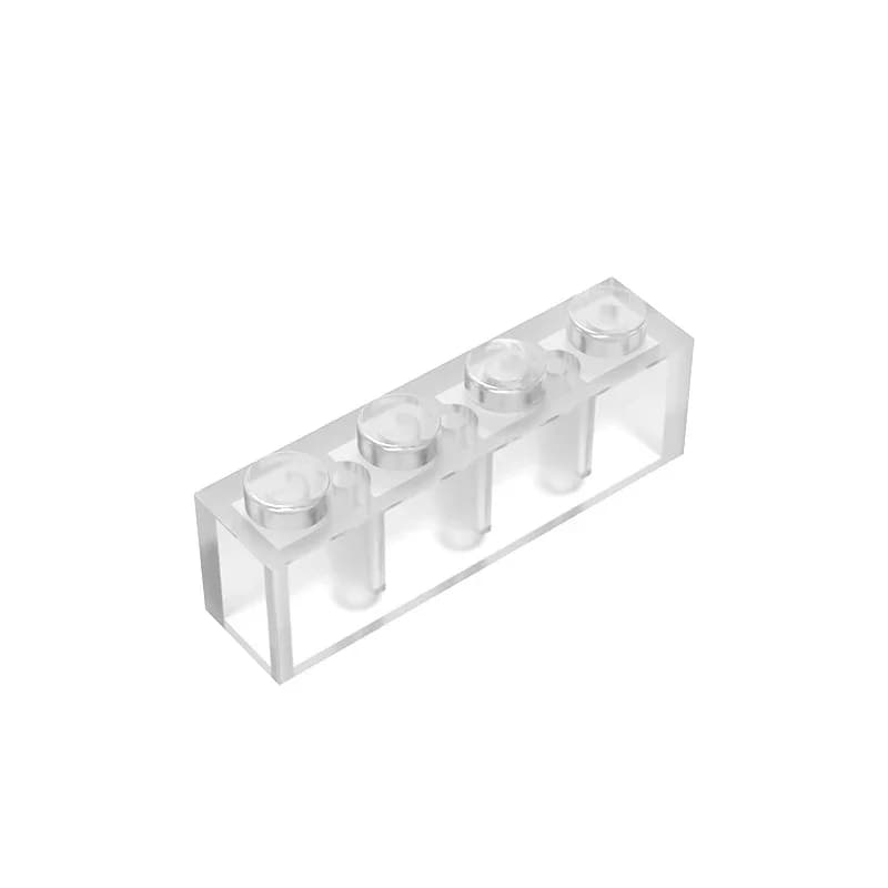 Gobricks GDS-534 Brick 1 x 4 without Bottom Tubes compatible with lego 3010 3066 pieces of children's DIY - 4