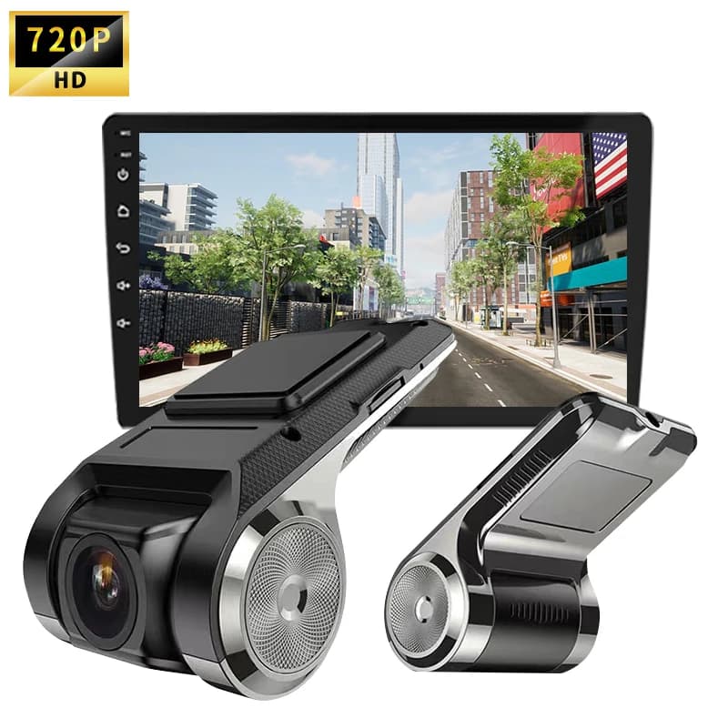 Car DVR Dash Cam Full HD Dash Cam For DVD Android Player ADAS Navigation Unit Auto Audio Voice Alarm Video Recording - 4