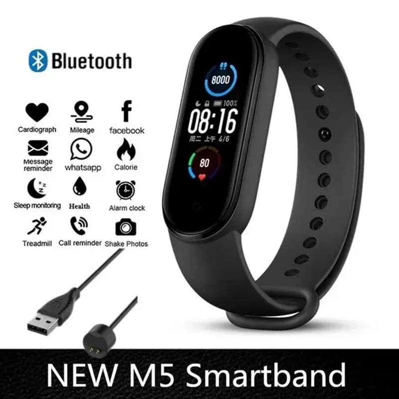 Lenovo Smart band Movement Watch Step count Bluetooth Synchronous Phone Information Smartwatch For Men Women Students 2025 New - 6