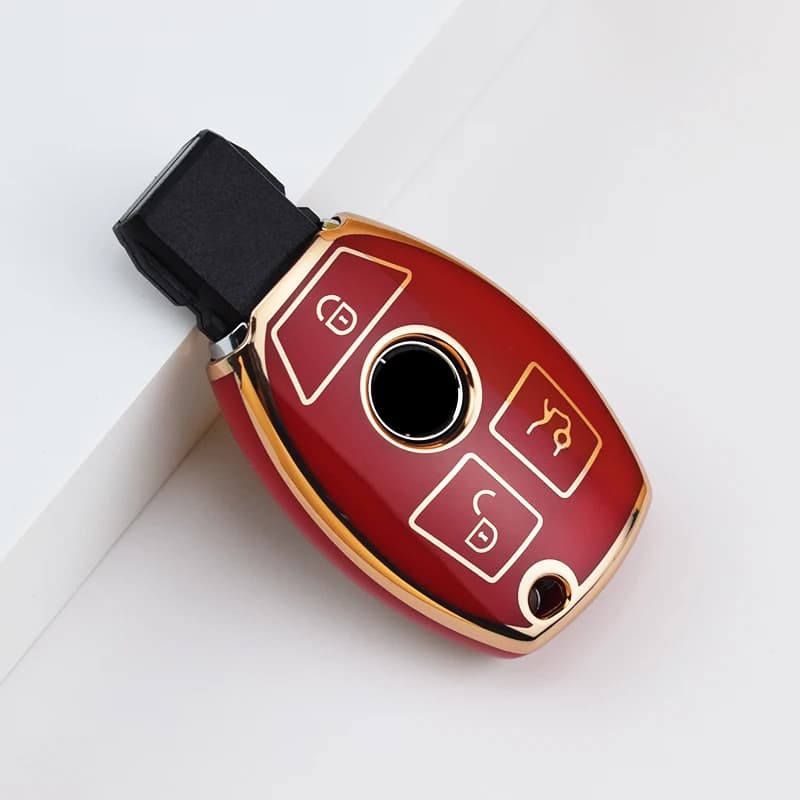 Car Key Case Cover Key Bag Accessories For Mercedes Benz A B C S Class AMG GLA CLA GLC W176 W221 W204 W205 Shell Fob Keychain - 5