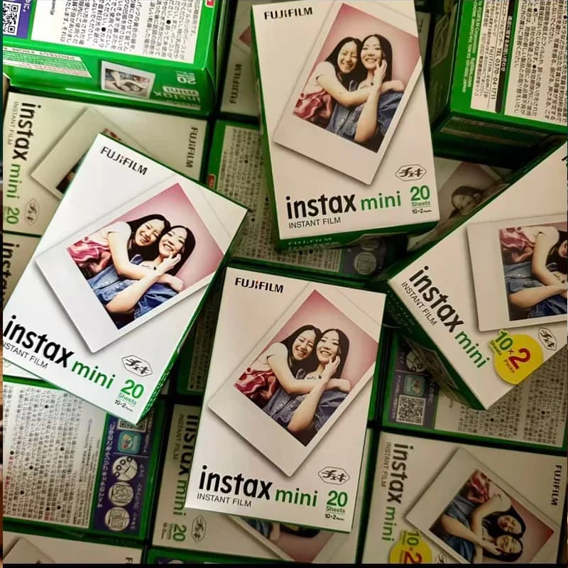 10 20 60 Sheets Fujifilm Instax Mini Film White Edge For Instax Mini LiPlay 12 11 9 8 70 SP LINk Instant Camera Photo Film Paper