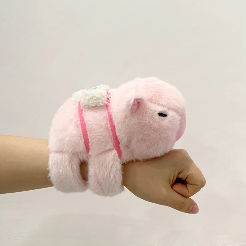 Animal Capybara Fox Wristband Plush Doll Toys Soft Wrist Band Christmas Gifts - 5
