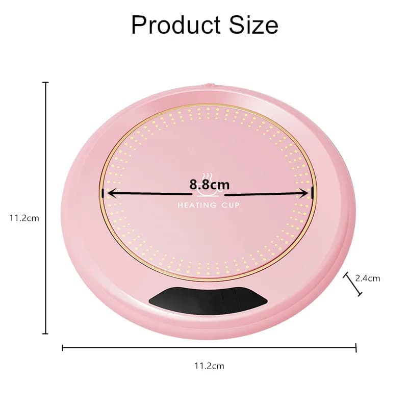 حصيرة تسخين حرارية مع منفذ USB - ضبط بثلاث سرعات وتثبيت درجة الحرارة عند 55 درجة - 6