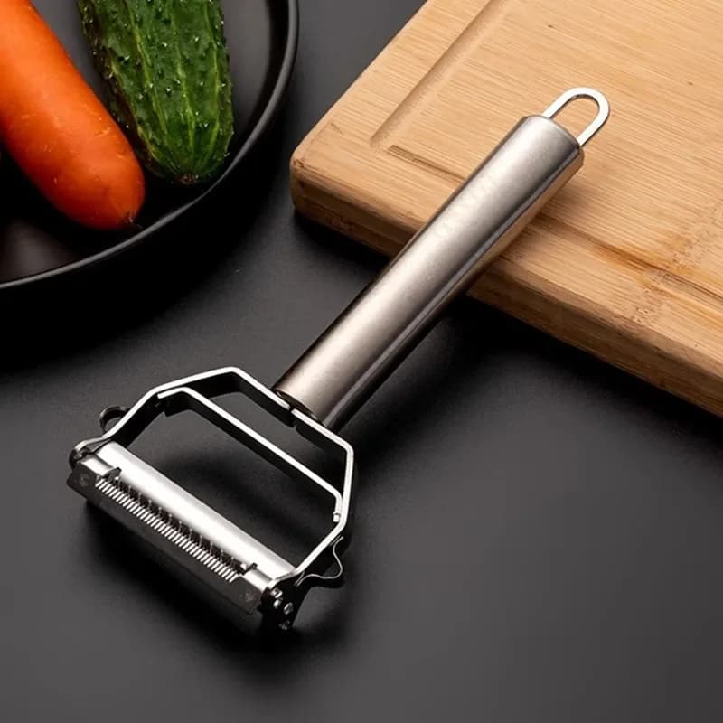 Stainless Steel Peeler Fruit Vegetable Multifunction Grater Julienne Peeler Slice Melon Potato Carrot Cucumber Home Kitchen Tool - 5