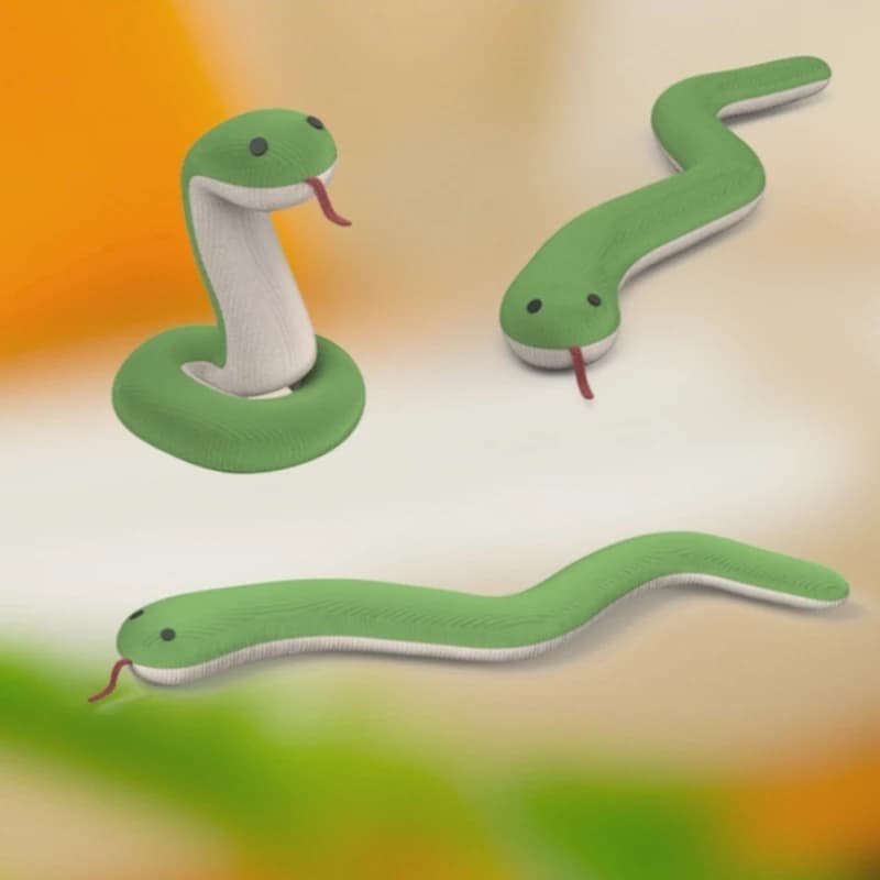Cat Toy Snake Interactive Kitten Chew Toys Pet Cat Plush Toy Bite-resistant Teeth Cleaning Cat Sound Toy - 4