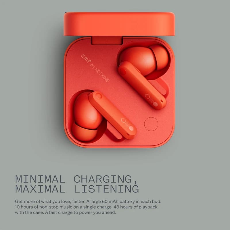 Global Version Cmf By Nothing Buds Pro 2 Earphone Bluetooth 5.3 IP55 with 50 dB Hybrid Active Noise Cancellation 6 HD MICS - 3