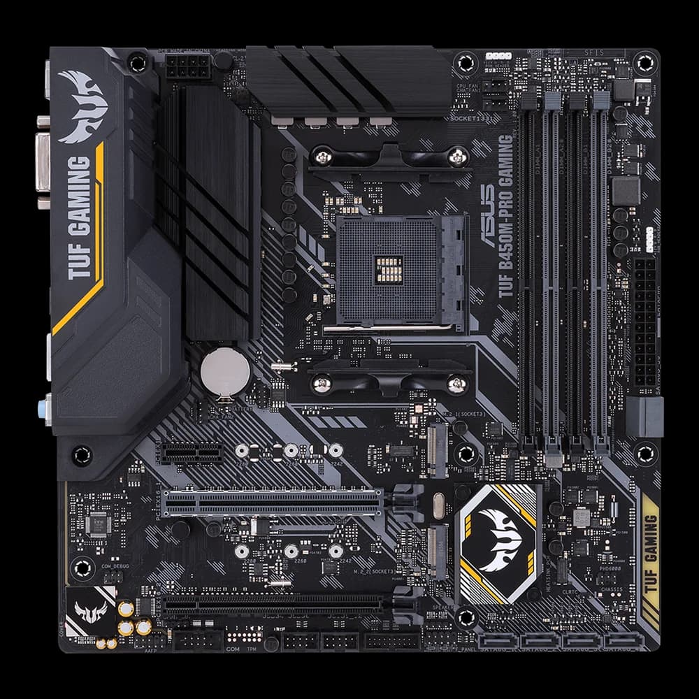 ASUS B450M B450 Motherboard TUF B450M-PRO GAMING AM4 Support Ryzen 5 5600G 5700 5300G 5700 3900 1500 CPUs DDR4 64GB M.2 ATX - 2