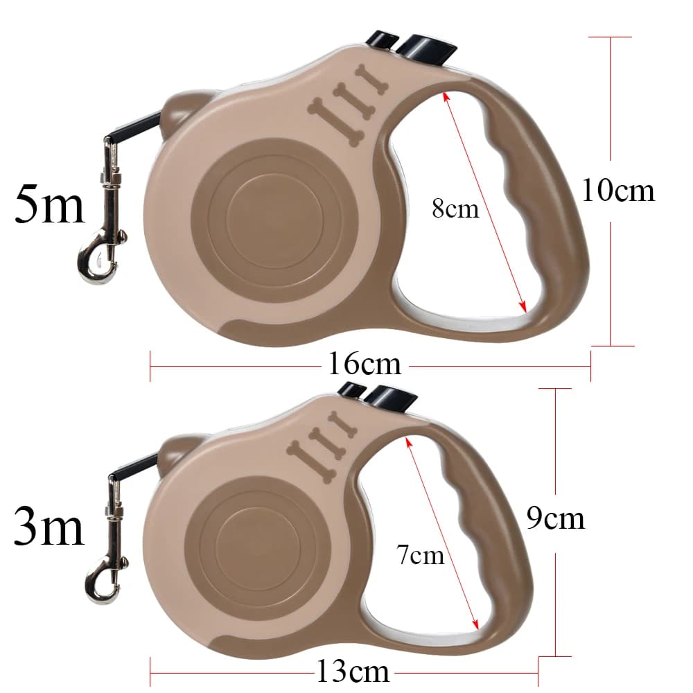 Automatic Dog Leash 3M 5M Retractable Extendable Rope for Small Dogs Accessories Outdoor Walking Hiking Puppy Cat Traction Belt - 6