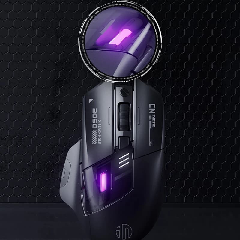 Inphic A9 Explorer V2 Wireless Gaming Mouse 500mA Battery Level Display Ergonomics Bluetooth Office Mouse For PC Laptop - 5
