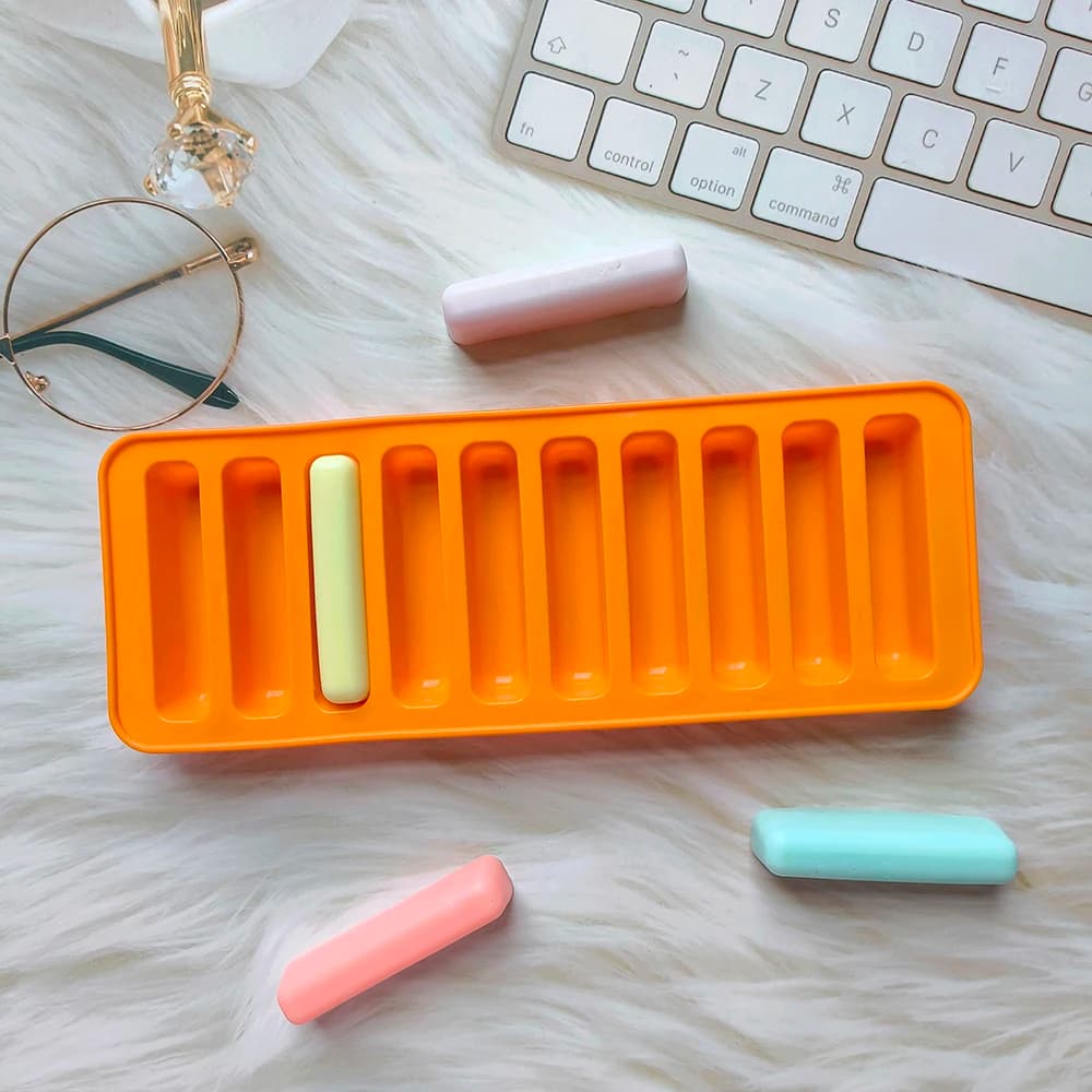 1PC Silicone Ice Bar Mold Bread Biscuit Mafen Cup Cake Mold Kitchen Baking Tray High-temperature Baking Tool - 2