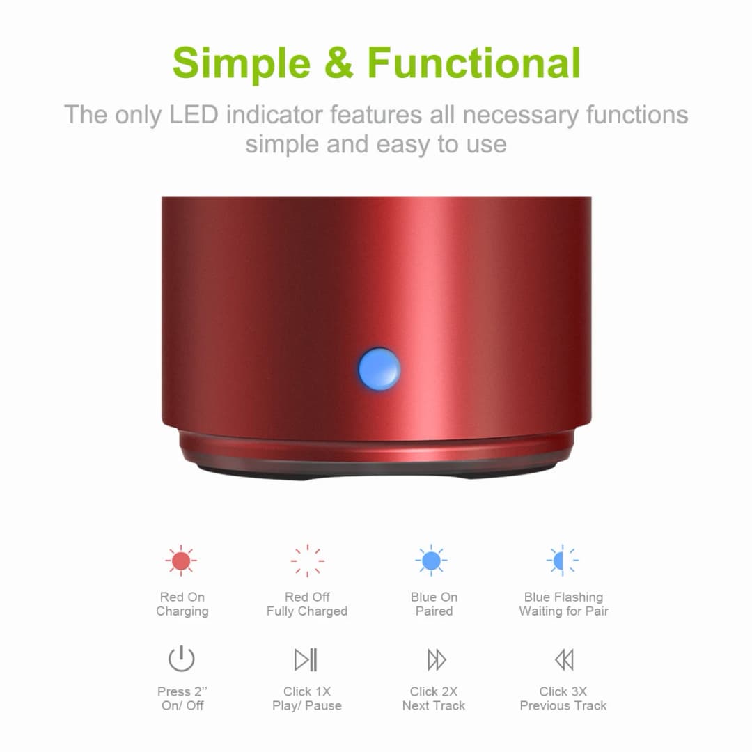 EWA Travel Case Packed A106 Pro Portable Bluetooth Speaker with Custom Bass Radiator Brief Design IP67 Waterproof  Mini Speaker - 2