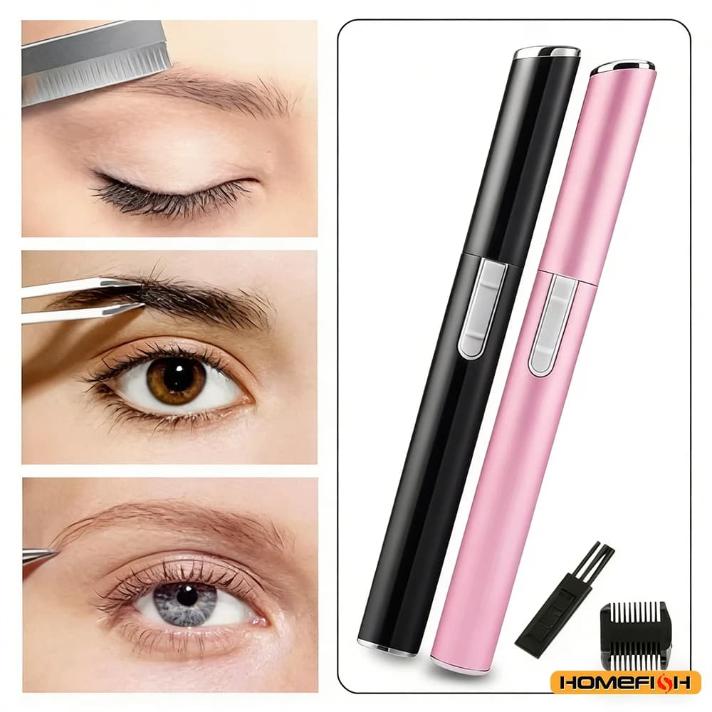 ماكينة حلاقة الحاجبين الكهربائية الصغيرة ومزيل شعر الوجه للرقبة والشفتين والذراعين والساقين والجسم، ماكينة تشذيب للنساء - 3